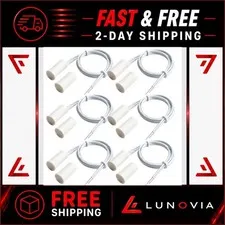 Gebildet 6pcs Recessed Security Window Contact Sensor Alarm