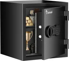 0.84 Cu.Ft Fireproof Safe for Home, 30-Min at 1550°F, Digital Keypad & Emergency