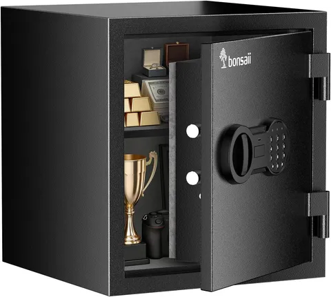 0.84 Cu.Ft Fireproof Safe for Home, 30-Min at 1550°F, Digital Keypad & Emergency