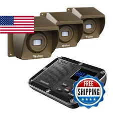 Wuloo Wireless Driveway Alarm 1800 Feet Long Range Motion Sensor Alert System