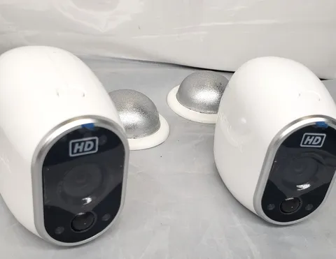 Netgear Arlo VMC3030 Security Camera White Wireless Indoor/Outdoor LOT Of 2