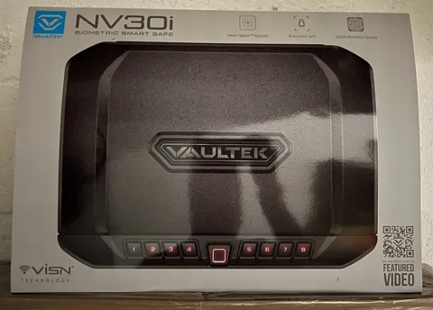 Vaultek NV30i ViSN WiFi Biometric Smart Safe – Brand New Sealed
