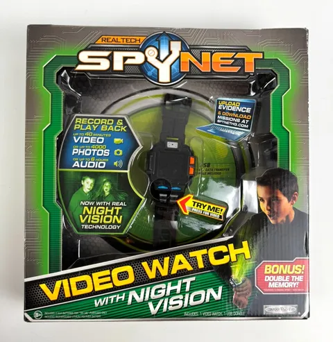 Jakks Pacific SpyNet Real Tech Video Watch Night Vision Spy Gadget ~ NEW Sealed