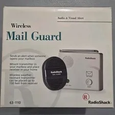 Vintage Radio Shack 63-1110 Wireless Mail Guard Alert New Open Box