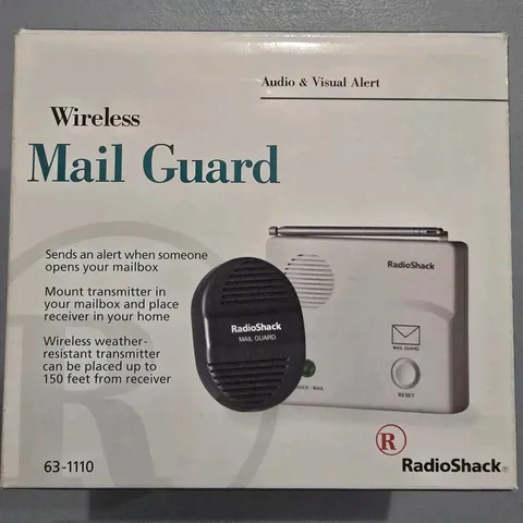 Vintage Radio Shack 63-1110 Wireless Mail Guard Alert New Open Box