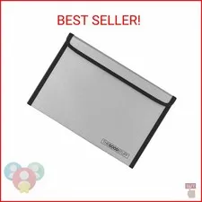Fireproof Document Bag Envelope Size: 8" x 5" [2000°F Rated] Fireproof Cash Bags