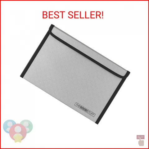 Fireproof Document Bag Envelope Size: 8" x 5" [2000°F Rated] Fireproof Cash Bags