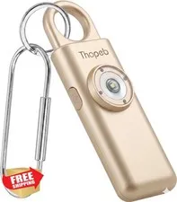 Thopeb Personal Safety Alarm Metallic Rose 135dB Siren