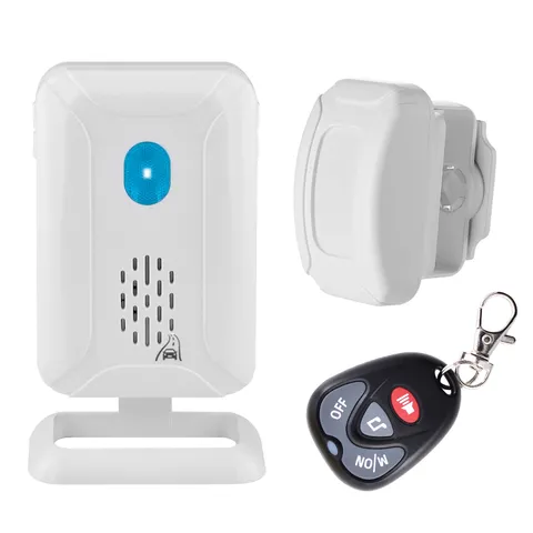 Remote Control Wireless Driveway Motion Sensor Alarm 8 Chime Bell Loud Horn 1Set