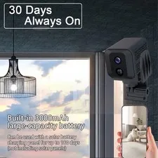 Indoor Security Camera Rechargeable Battery For Home Safety Excellent