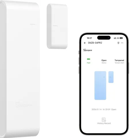 SenseGuard DW Gen2 SNZB-04PR2 Zigbee Door Window Contact Sensor, Open/Close Moni