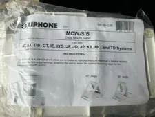 Aiphone MCW-S/B Desk Mount Adjustable Stand White Finish Assembly Set Kit