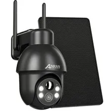 ANRAN Wireless Solar Battery Security Camera Outdoor 360° PTZ Color Night Vision