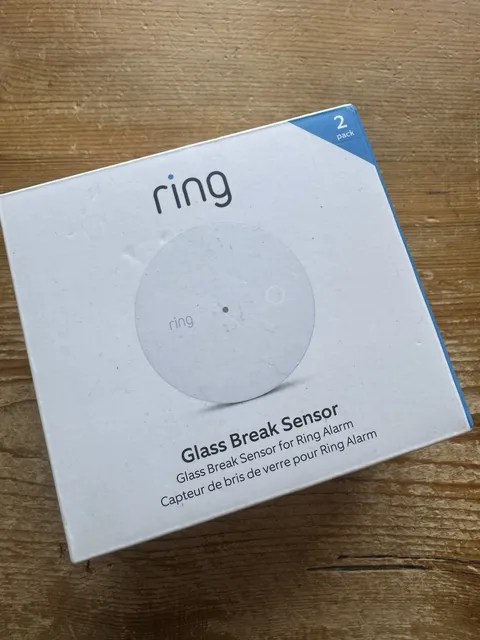 Ring Glass Break Sensor 2-Pack For Ring Alarm - NEW FACTORY SEALED -