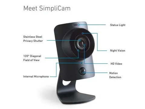 12-Piece Home Security System with HD Camera & Smoke Detector SimpliSafe