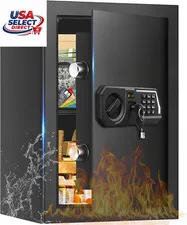 3.4 Cub Large Digital Safe Box Fireproof Waterproof with Keypad