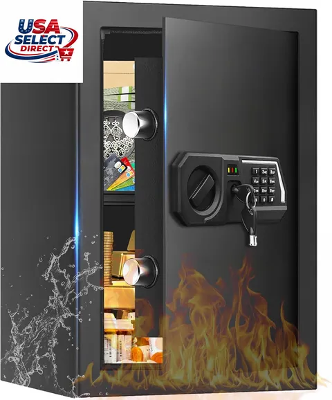 3.4 Cub Large Digital Safe Box Fireproof Waterproof with Keypad