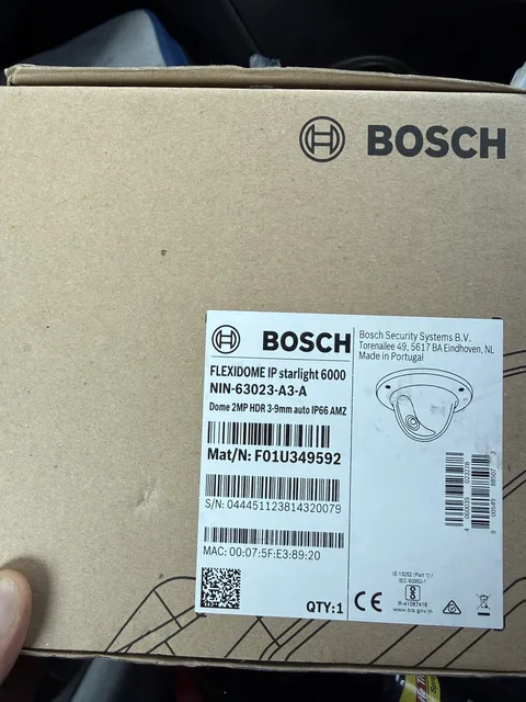 Bosch NIN-63023-A3-A Flexidome IP Starlight 6000 Dome 2MP HDR Security Camera