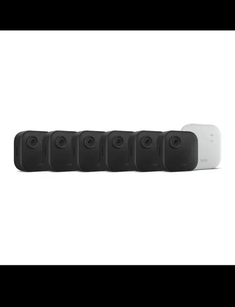 Blink Outdoor 4 XR 6 Pack Security Cameras Black