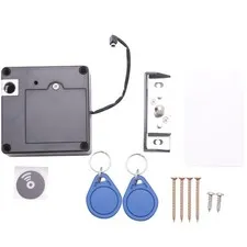 Electronic RFID Cabinet Lock No Hole Easy Installation Furniture Locker9499