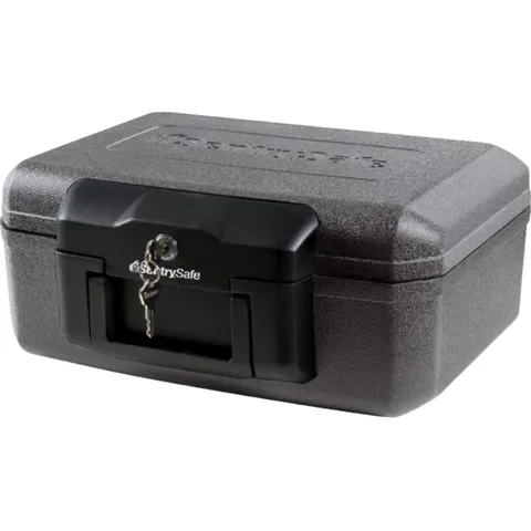 SentrySafe Fireproof Safe Key Lock Chest Box 0.18 Cu Ft 1210