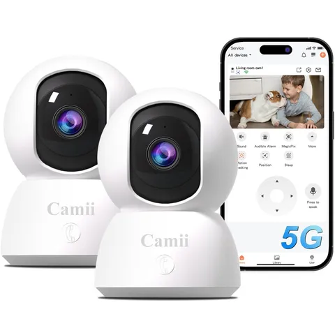 2K Pet Camera Indoor, 5G/ 2.4G Indoor Cameras for Home Security, Baby/Dog/Pet...
