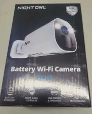 Night Owl WM-CAM-BWNIP4-BU No-Wire (Battery) 2K Spotlight Camera  2-Way Audio