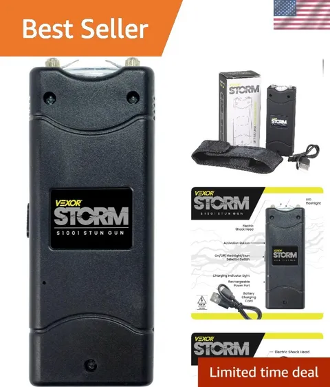 Storm Mini S1001 Personal Safety Device - Compact Rechargeable with LED Light...