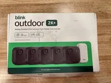 BLINK OUTDOOR 2K+ WIRELESS SECURITY 5 CAMERA SYSTEM W/ SYNC MODULE CORE