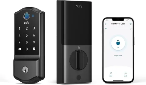 eufy Smart Lock C220 Fingerprint Keyless Entry Door Lock Remote Control Deadbolt