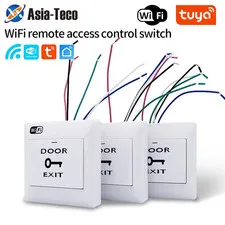 Tuya App WiFi Door Exit Button Voice Remote Door-Opening Wireless Release Push S