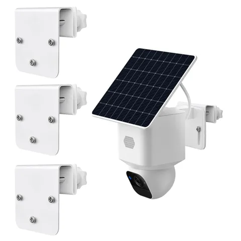 3 Pack Gutter Mount Bracket Compatible with Eufy SoloCam S340/E30/E42 and 4G ...