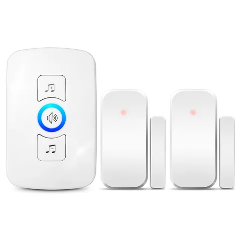 Wireless Infrared Motion Alarm Kit 500Ft Range 32 Chimes 4 Adjustable Volume