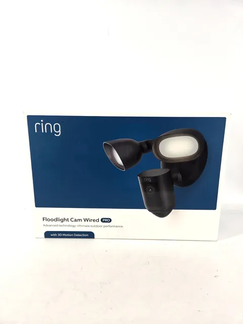 Ring Floodlight Cam Wired Pro - Black