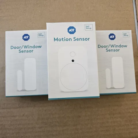 ADT Self Setup Smart Home Motion Sensors Alarm Lot Of 3