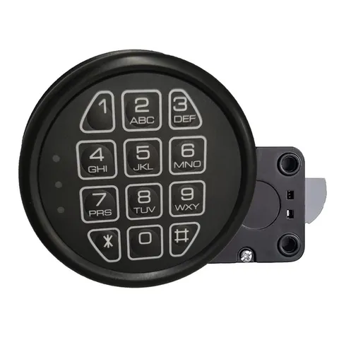 Gun Safe Replacement Lock Electronic Black Keypad Safe Lock W/Rotating Lock Bolt