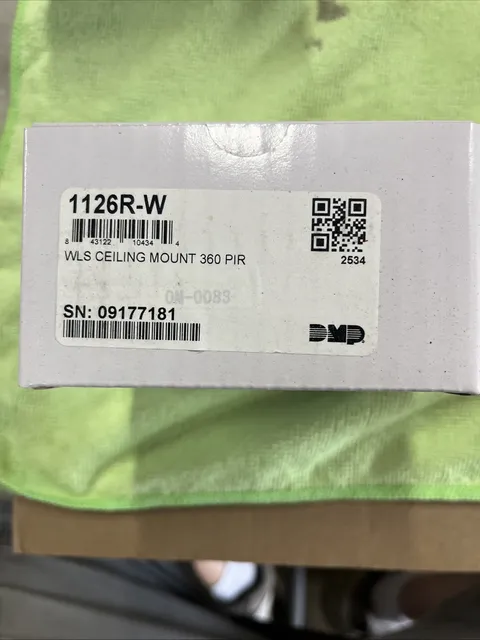 DMP Wireless Ceiling Mount 360 PIR Wireless Batteries Included 1126R-W