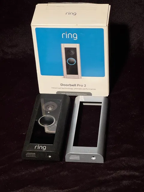 Ring Video Doorbell Pro 2 Black or Satin Nickle Cover  Night Vision/ 2 Way Audio