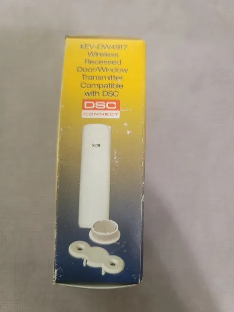 DSC EV-DW4917 Wireless Recessed Door/Window Sensor Secure Wireless 433 MHz
