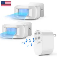 Freetim Driveway Alarm Motion Sensor - Driveway Alarms Wireless Outside