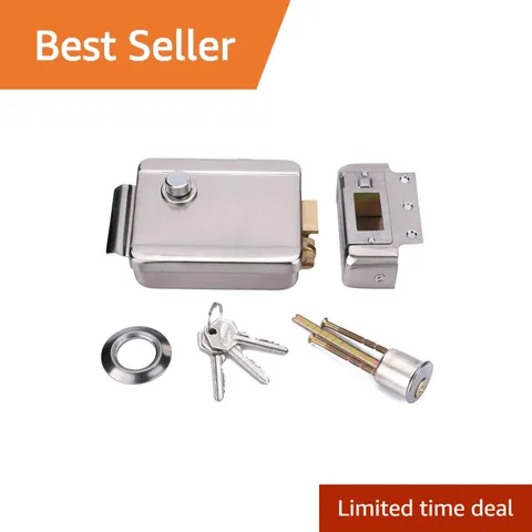 AMOCAM Electric Electronic Door Lock, Electric Control Lock 12V DC E-Lock | 3...