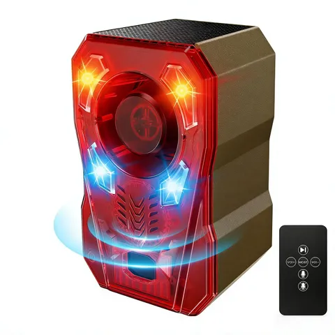Chtoocy Solar Motion Sensor Alarm Outdoor - Upgraded Radar + IR Detection