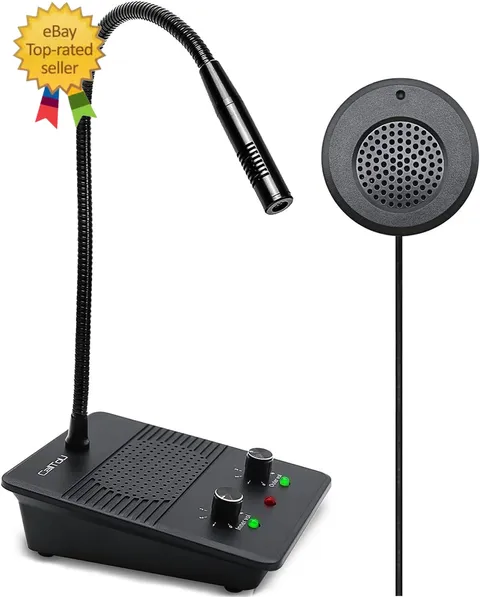 Window Speaker Intercom System,Dual Way Anti-Interference Intercommunication