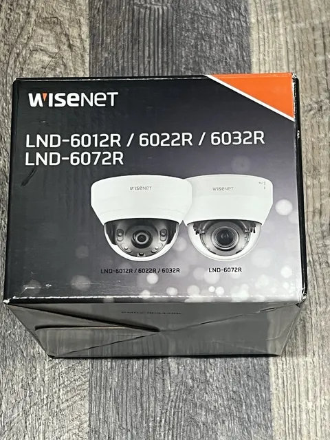 HANWHA TechWin Wisenet LND-6072R Network IP Dome Camera NEW (2RR260)