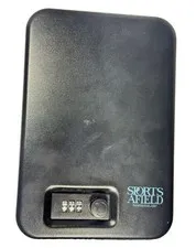 Sports Afield Home & Office Security Vault Small Black Portable Metal Safe