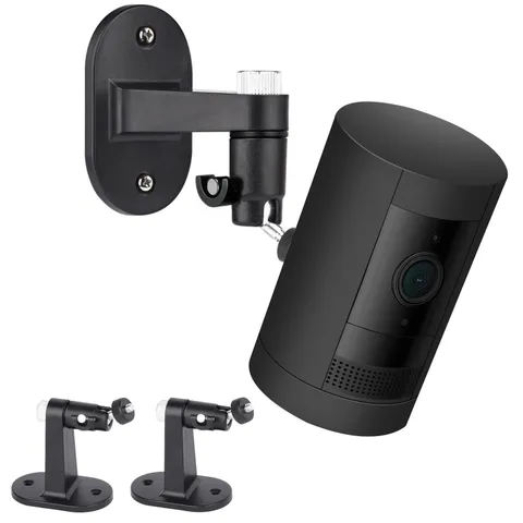 2Pack Adjustable Security Wall Mount Bracket for Ring Stick Up Cam & Ring O