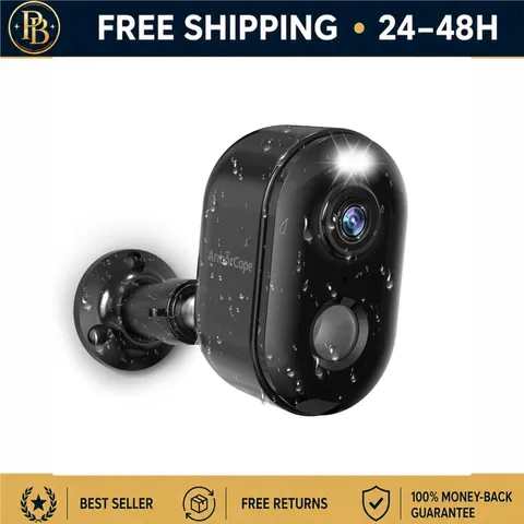 2K Wireless Outdoor Security Camera WiFi Battery Night Vision Armorcope