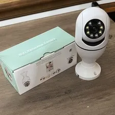 WiFi Panorama Indoor IP/Network Surveillance Camera, Wi-Fi, White