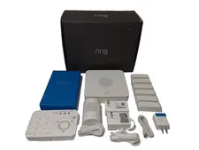 Ring 10-Pcs Wireless Motion Detector Alarm Security Kit w/ Base Station
