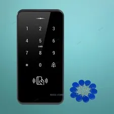 Waterproof Touch Keypad 125Khz RFID Proximity Reader Access Control+10 Keyfobs